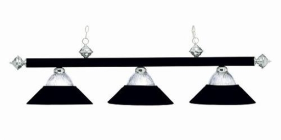 Picture of 61036 B48RIBMBST-BILLIARD LIGHT-MATTE BLK/STAINLESS