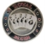 Royal Flush silver card protector, 33 g