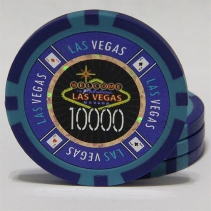 Las Vegas $10000 poker chip 14gr