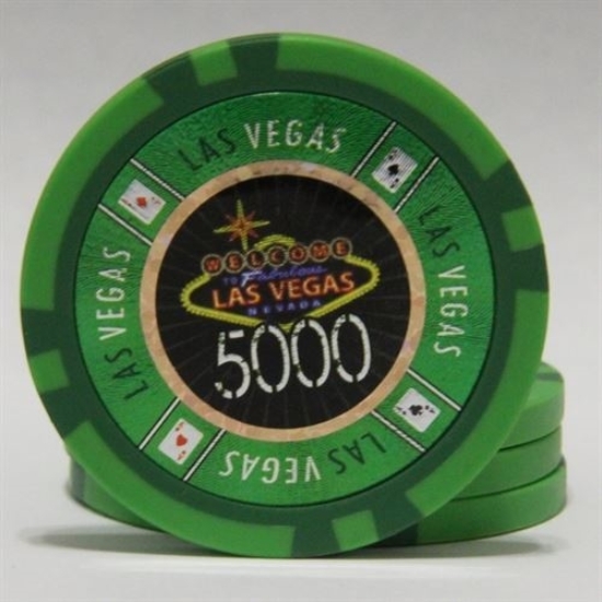 Las Vegas $5000 poker chip 14gr