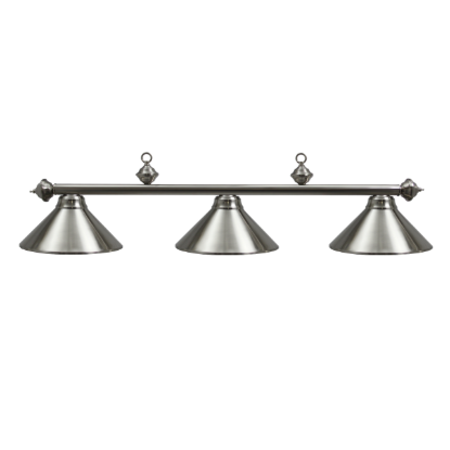 Picture of 61004- Billiard lamp full metal shade ''Stainless''