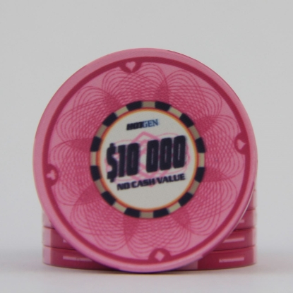 Ceramic poker chip $10000 HotGen