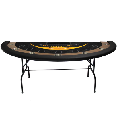 Picture of 22224 Blackjack table ProCAZ serie with folding legs
