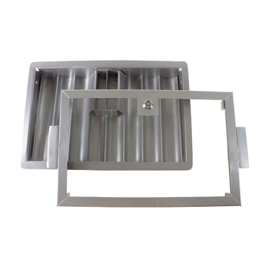 Empty safety dealer chip tray