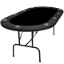 Legacy 84-inch poker table with black top and folding legs