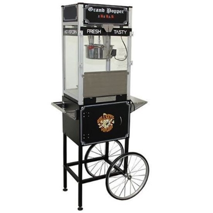 Used 16oz popcorn machine cart