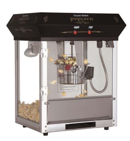 Used 4oz tabletop popcorn machine - front view