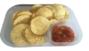 Picture of 69001 Clear Nacho tray 2comt 4''x5'' -125pcs