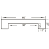 Picture of DBAR60 BLK | 60" BAR - BLACK