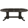 Picture of GTBL84 WT BLK | 84" TEXAS HOLD'EM GAME TABLE WITH DINING TOP- BLACK
