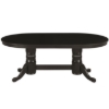 Picture of GTBL84 WT BLK | 84" TEXAS HOLD'EM GAME TABLE WITH DINING TOP- BLACK