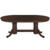 Picture of GTBL84 WT CAP | 84" TEXAS HOLD'EM GAME TABLE WITH DINING TOP- CAPPUCCINO