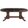 Picture of GTBL84 WT CN | 84" TEXAS HOLD'EM GAME TABLE WITH DINING TOP- CHESTNUT