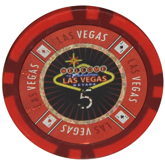 Las Vegas $5 poker chip 14gr