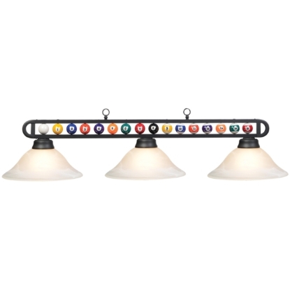 Picture of BB-55 MB/WH | 55" MB/WHITE BILLIARD BALL FIXTURE