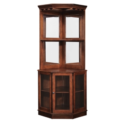 Picture of BRCB4 CN | CORNER BAR CABINET - CHESTNUT