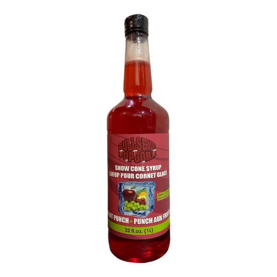 Picture of 73122 Sirop Snow cone 1L  - Punch aux fruits - Bullseye Popcorn