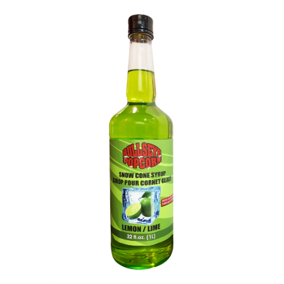 Picture of 73124 Sirop Snow cone 1L  - Lime - Bullseye Popcorn