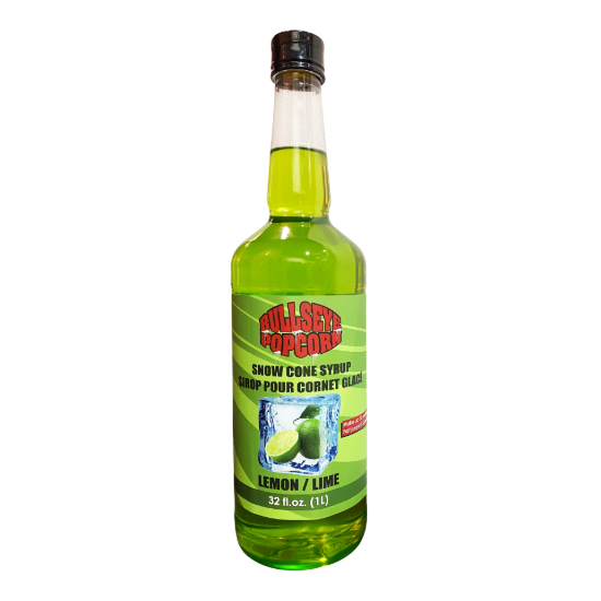 Picture of 73124 Sirop Snow cone 1L  - Lime - Bullseye Popcorn