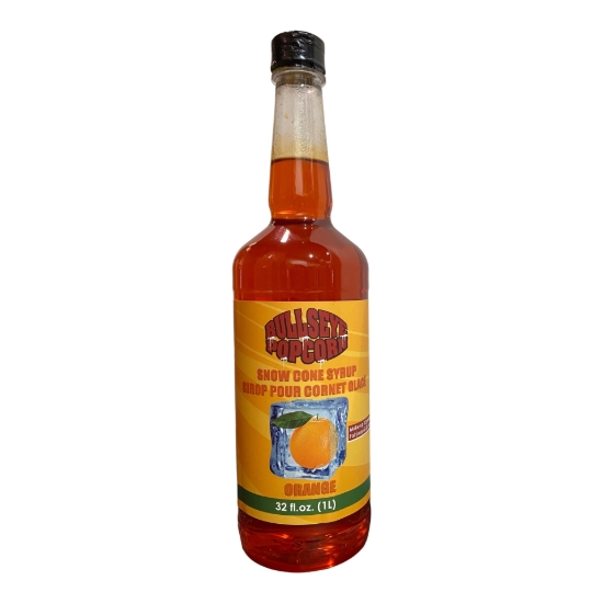 Picture of 73126 Sirop Snow cone 1L  - Orange - Bullseye Popcorn