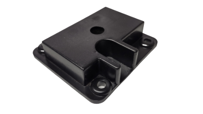 Black gear plate receiver for popcorn machine