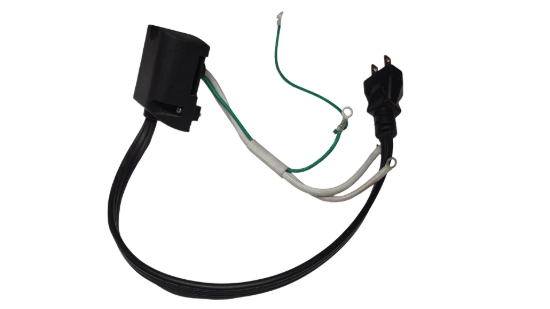 Power supply cables with connectors for cauldron