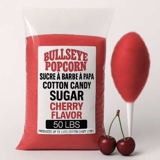 Picture of 72051 Cotton Candy Sugar – Red Cherry flavor – 50 lbs