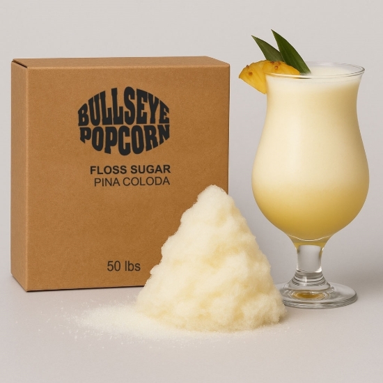 Picture of 72061 Cotton Candy Sugar – Yellow Pina Colada – 50 lbs