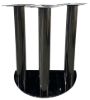 Picture of 10320 Black Stainless Steel Poker Table Base – 29'' Height