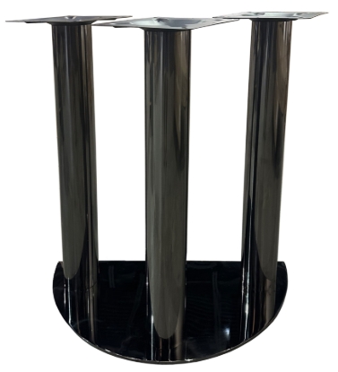 Picture of 10320 Black Stainless Steel Poker Table Base – 29'' Height
