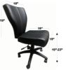 DENZO poker chair with dimensions
