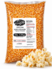 Bullseye yellow butterfly popcorn 10 lb bag with popped popcorn