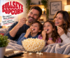 Family enjoying Bullseye popcorn - lifestyle